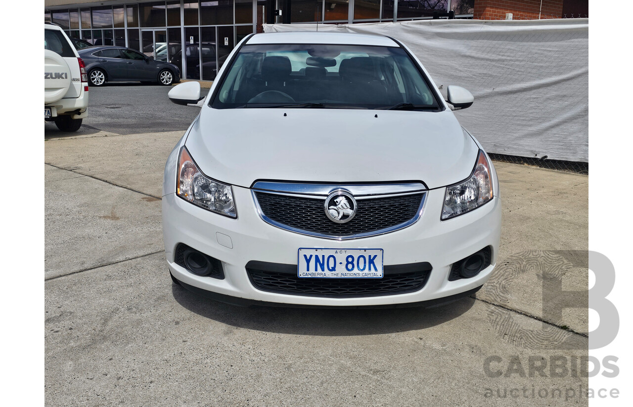 8/2011 Holden Cruze CD JH 4d Sedan White 1.8L