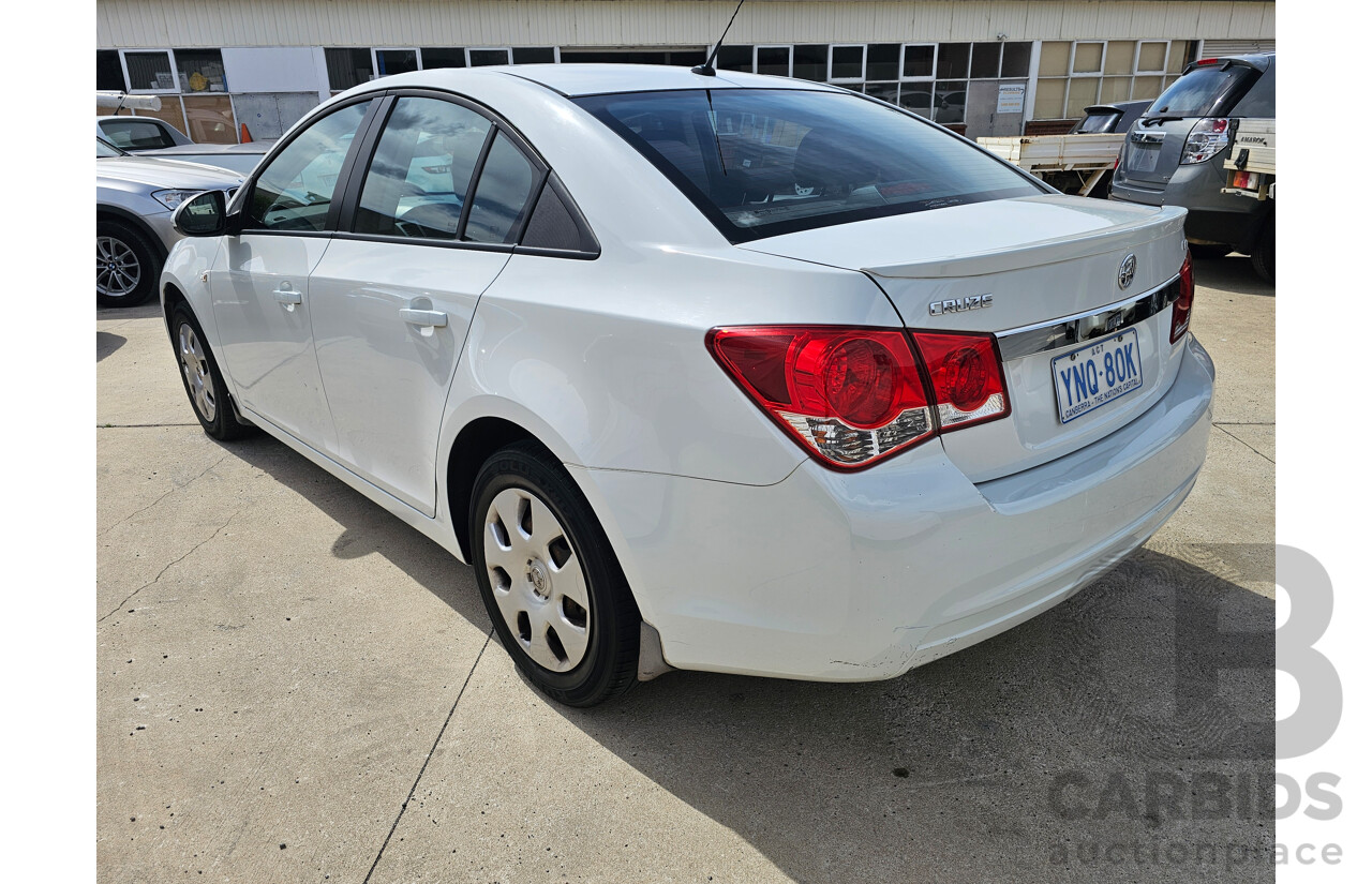 8/2011 Holden Cruze CD JH 4d Sedan White 1.8L