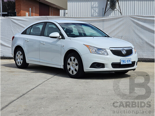 8/2011 Holden Cruze CD JH 4d Sedan White 1.8L