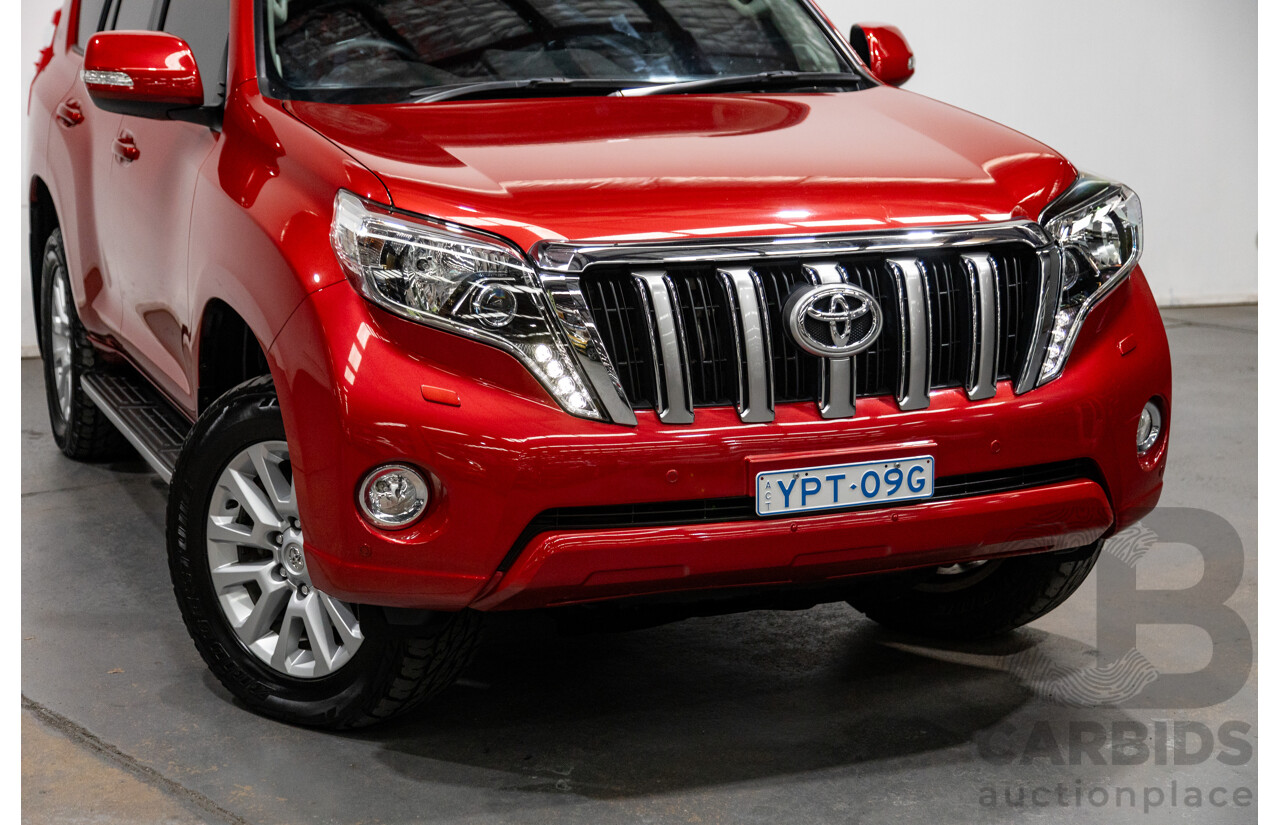 06/2017 Toyota Landcruiser Prado VX (4x4) GRJ150R MY17 4d Wagon Wildfire Metallic V6 4.0L - 7 Seater