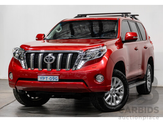 06/2017 Toyota Landcruiser Prado VX (4x4) GRJ150R MY17 4d Wagon Wildfire Metallic V6 4.0L - 7 Seater