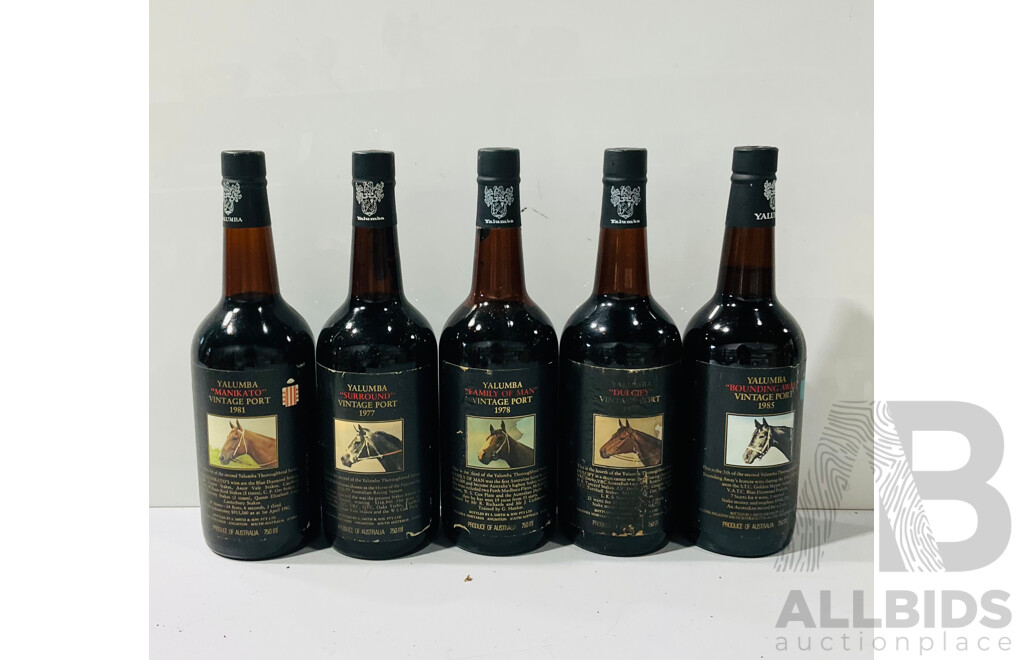 Yalumba Vintage Port 1981 Second Thoroughbred Series 1st - 5th