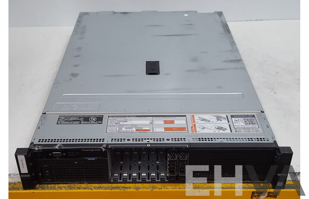 Dell PowerEdge R730 Dual Intel Xeon (E5-2667 v4) 3.20GHz-3.60GHz 8-Core CPU 2RU Server w/ 16GB DDR4
