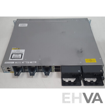Cisco (WS-C3850-48F-S) Catalyst 3850 48 PoE+ 48-Port Gigabit Switch