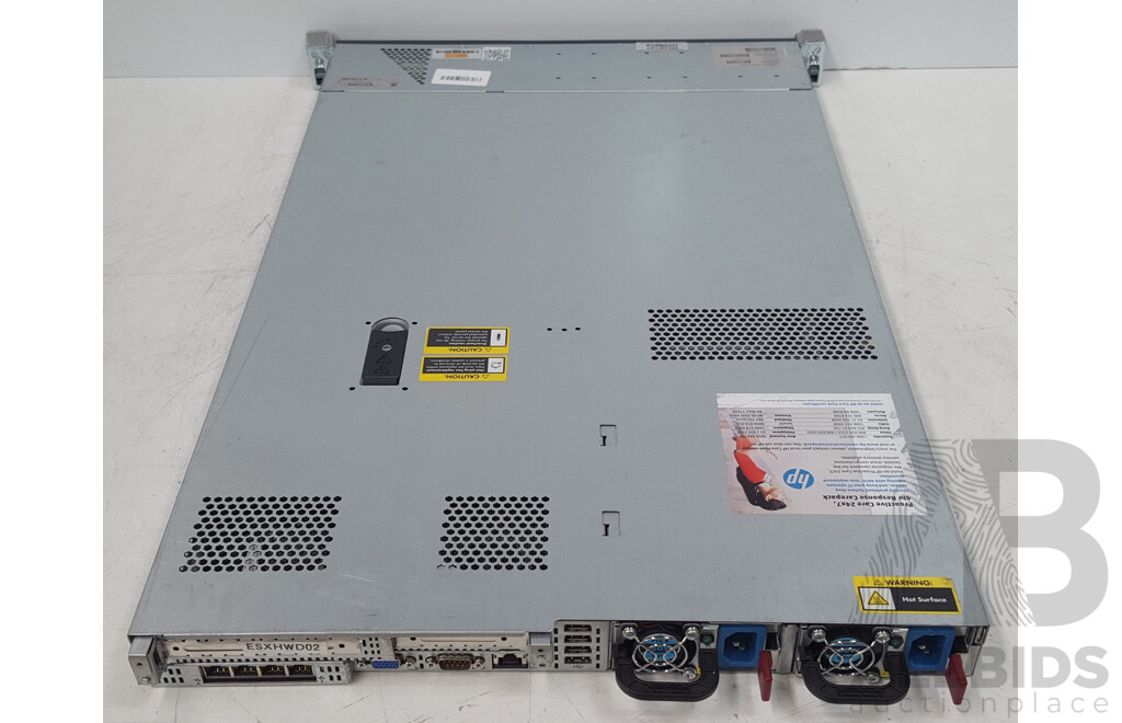 HP ProLiant DL360p Gen8 1RU Server w/ 32GB DDR3