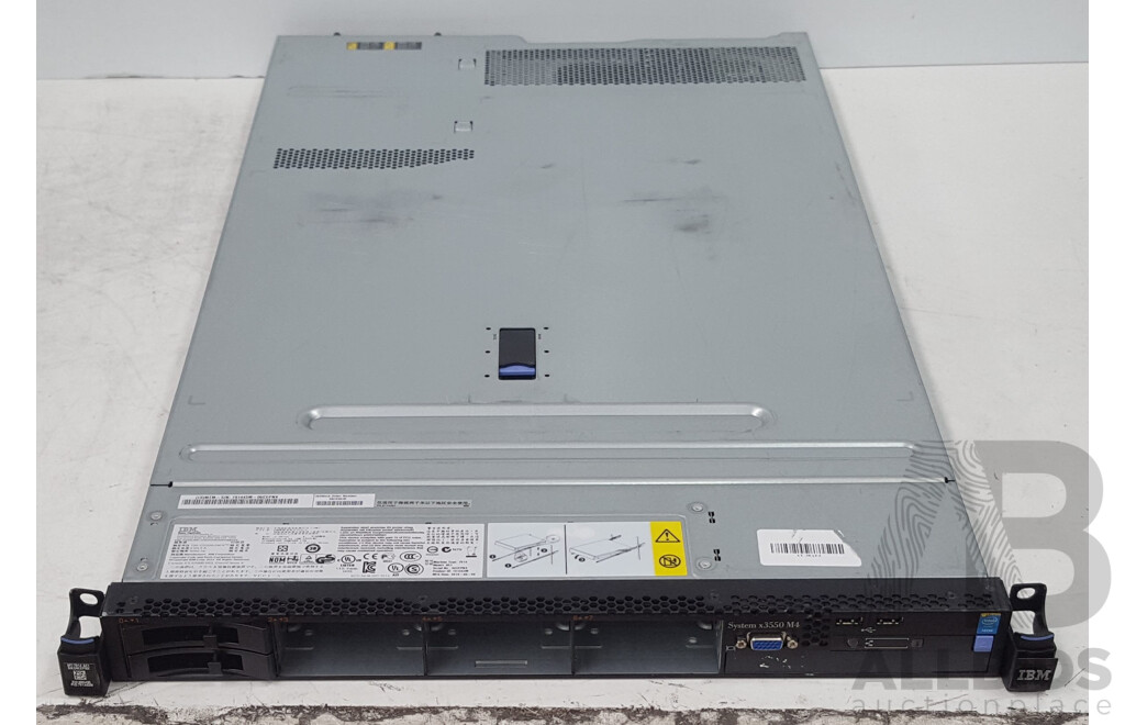 IBM System x3550 M4 Dual Intel Xeon (E5-2667 v2) 3.30GHz-4.00GHz 8-Core CPU 1RU Server w/ 32GB DDR3