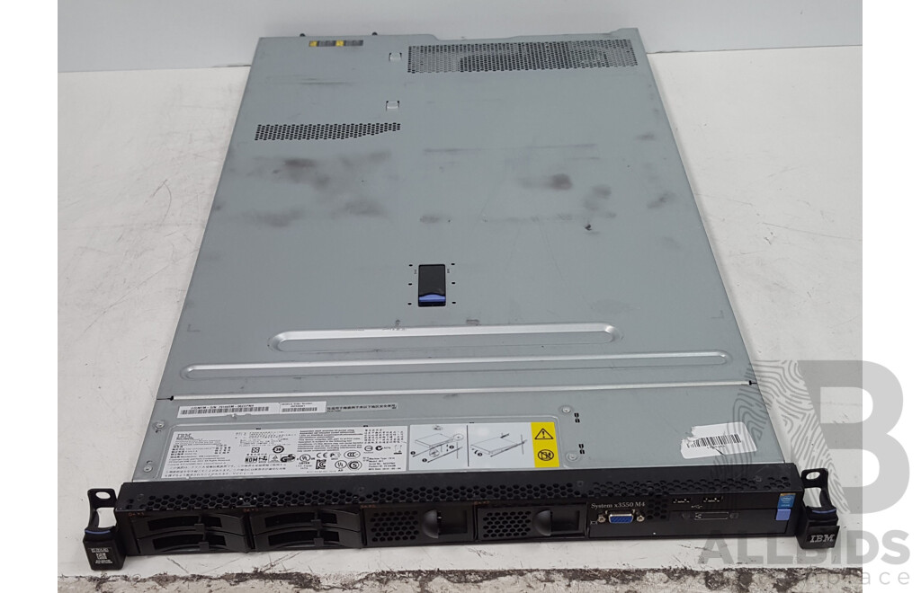 IBM System x3550 M4 Dual Intel Xeon (E5-2667 v2) 3.30GHz-4.00GHz 8-Core CPU 1RU Server w/ 256GB DDR3