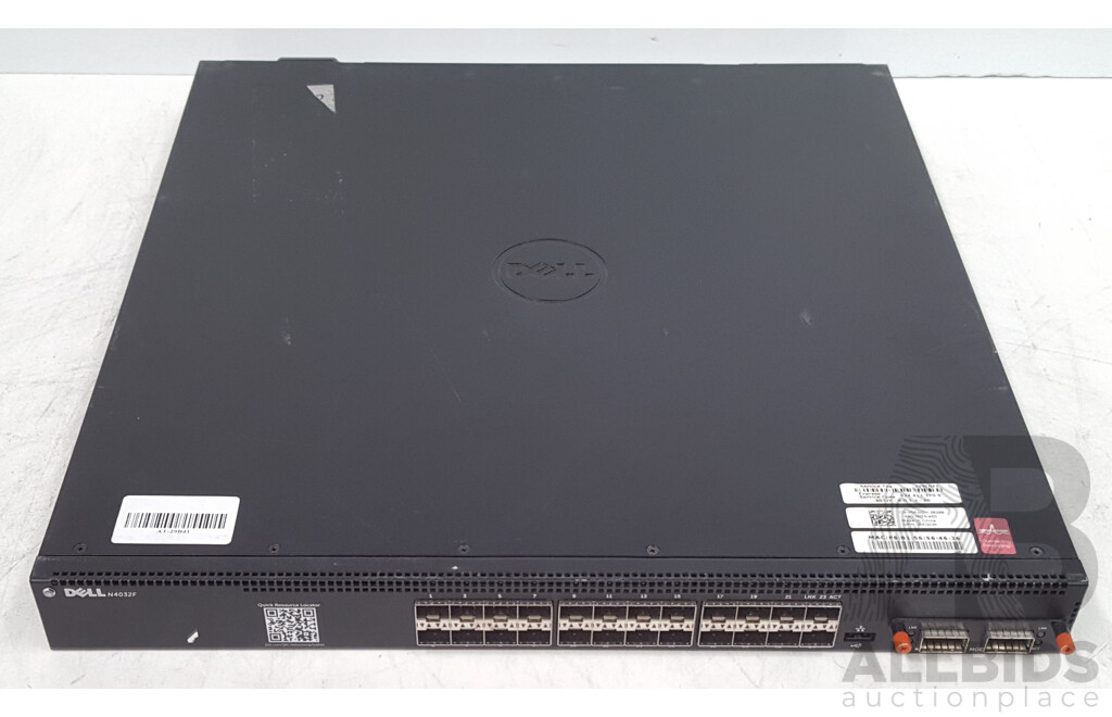 Dell PowerConnect N4032F 24-Port 10GbE SFP+ Managed Switch