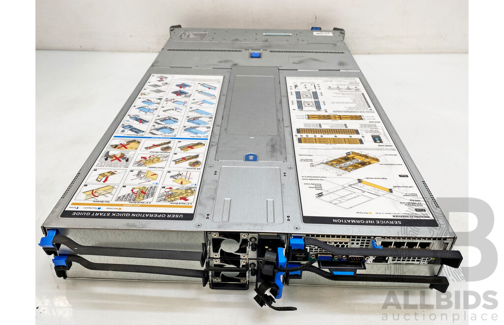 Quanta Computer (T41S-2U) Multi-Node Server W/ 1x Intel Xeon (E5-2603 V3) 1.60GHz 6-Core CPU Node