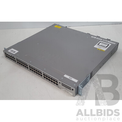 Cisco (WS-C3850-48P-L) Catalyst 3850 48 PoE+ 48-Port Gigabit Switch