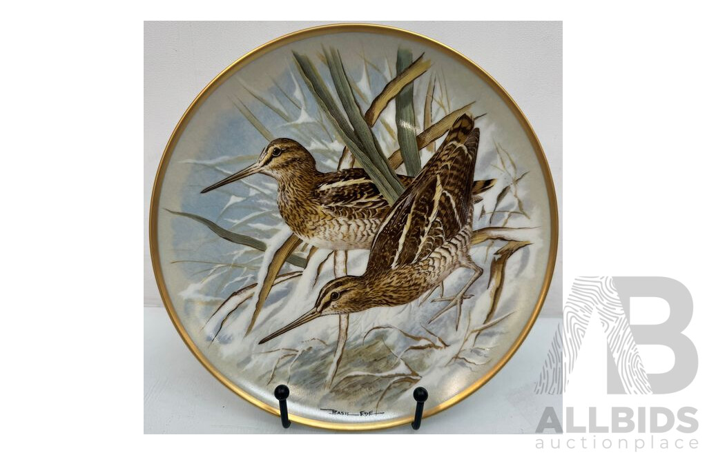 Collectable Vintage Game Birds of the World Plates by Basil Ede - Lot of 3