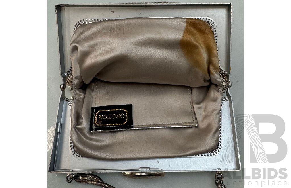 Oroton and Glomesh Branded Clutches and 1000 De Jean Patou Perfume