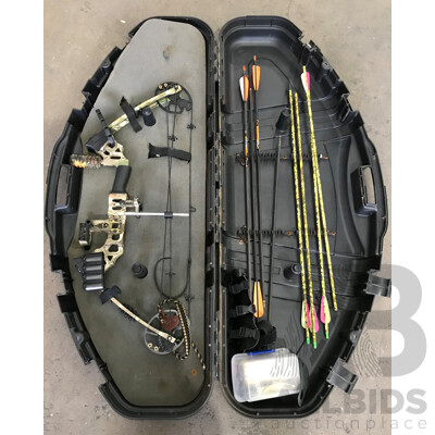 Oztreme Compound Bow Set with Pillarlock Hard Bow Case