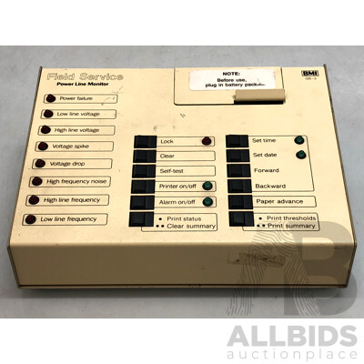 BMI GS-3 Field Service Power Line Monitor