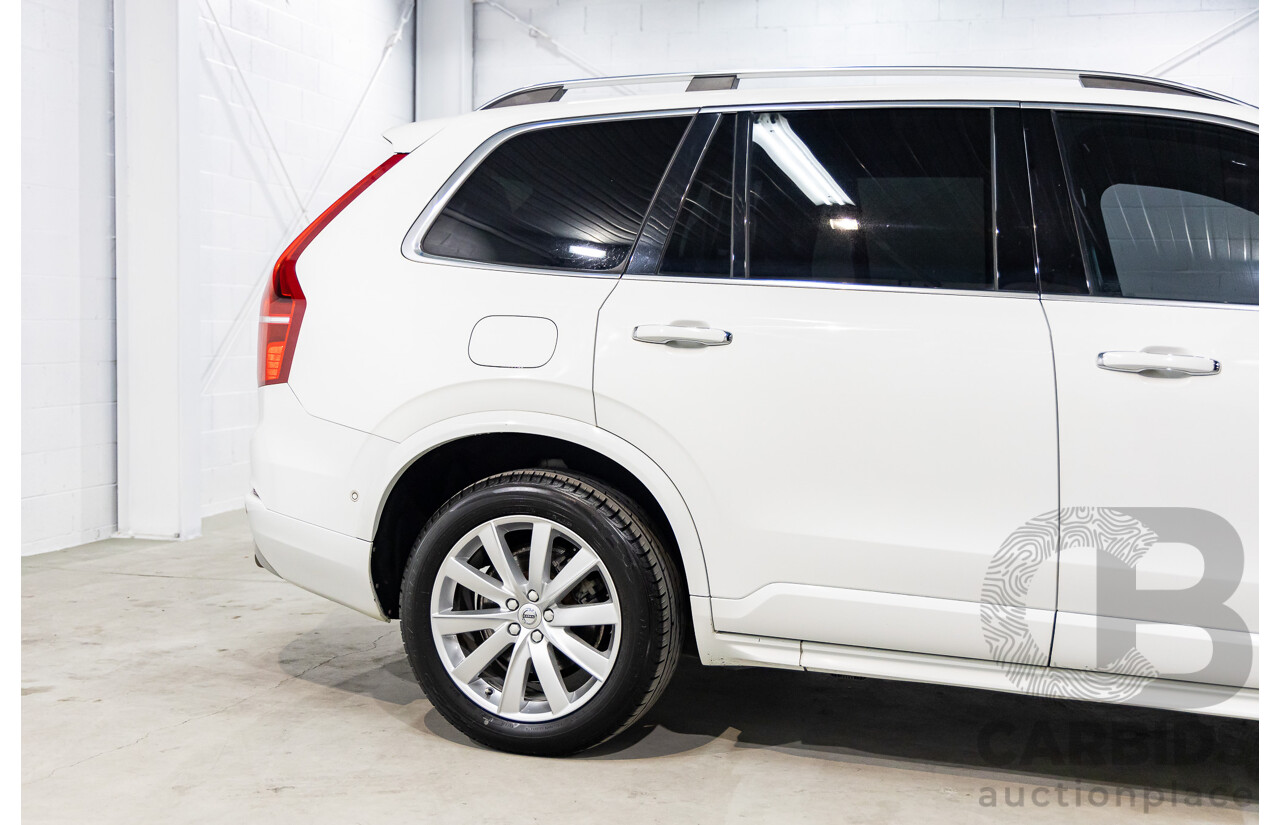 9/2015 Volvo XC90 T6 2.0 Momentum 256 MY16 4d Wagon Ice White Turbo Diesel 2.0L