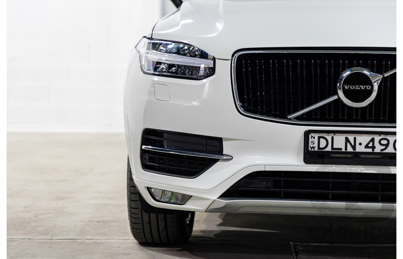 9/2015 Volvo XC90 T6 2.0 Momentum 256 MY16 4d Wagon Ice White Turbo Diesel 2.0L