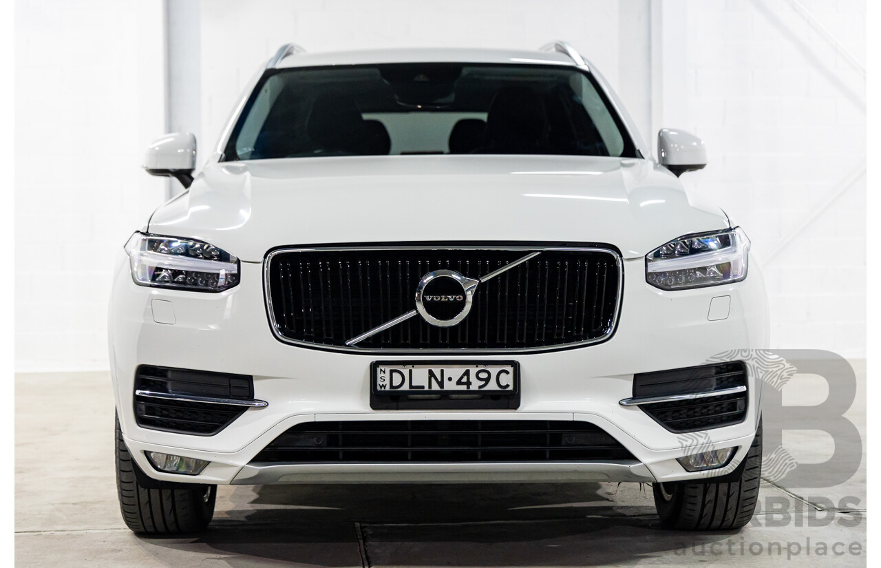 9/2015 Volvo XC90 T6 2.0 Momentum 256 MY16 4d Wagon Ice White Turbo Diesel 2.0L