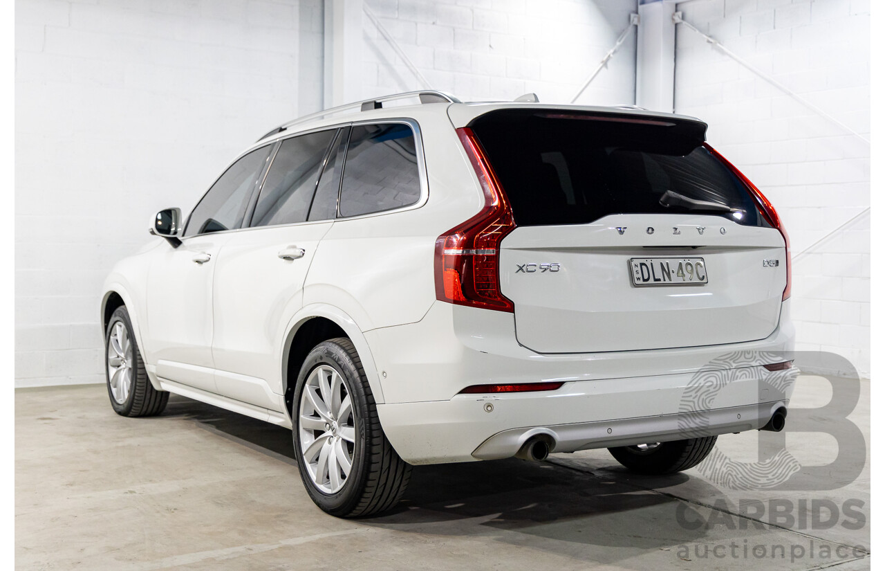 9/2015 Volvo XC90 T6 2.0 Momentum 256 MY16 4d Wagon Ice White Turbo Diesel 2.0L