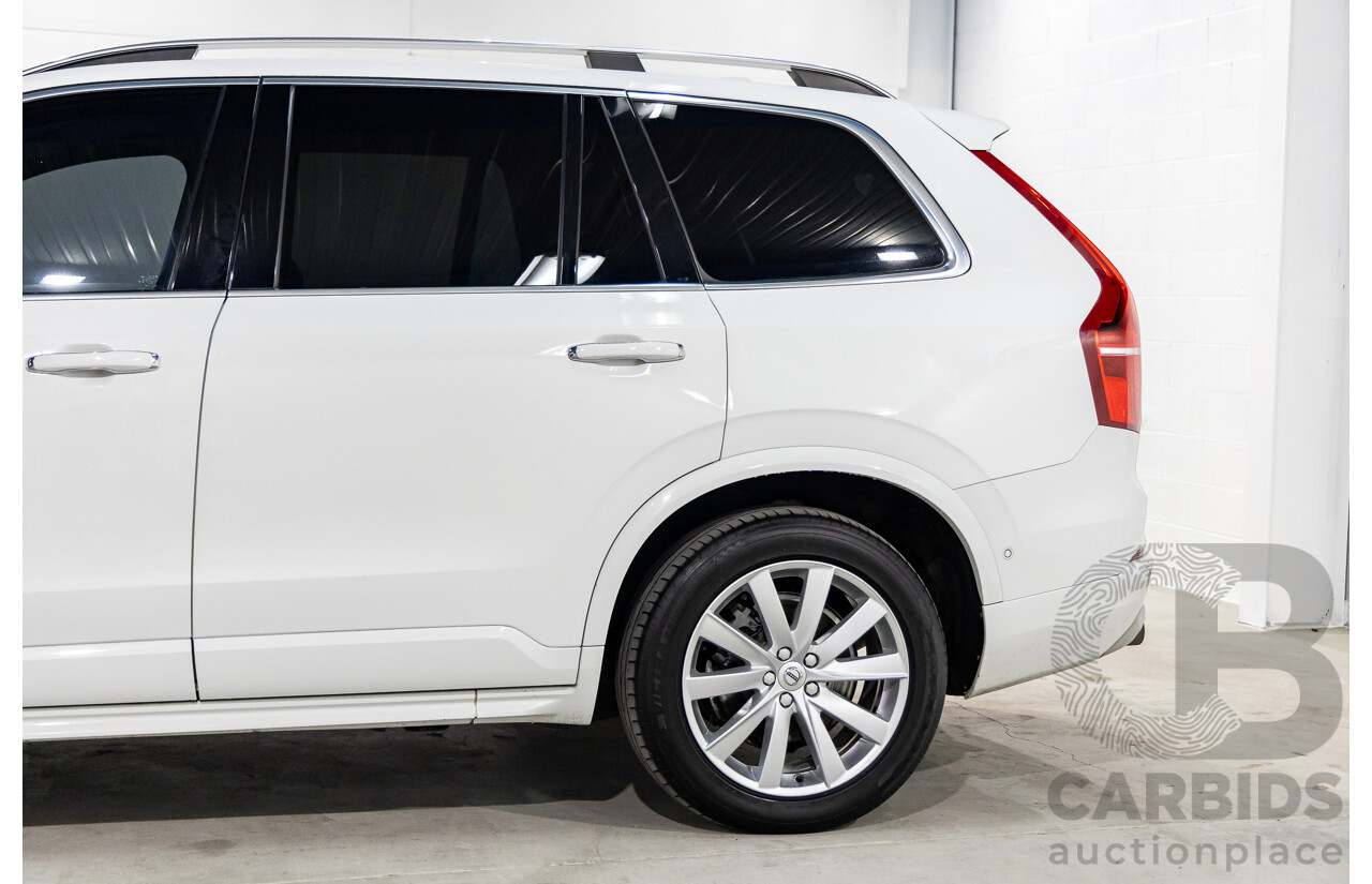 9/2015 Volvo XC90 T6 2.0 Momentum 256 MY16 4d Wagon Ice White Turbo Diesel 2.0L