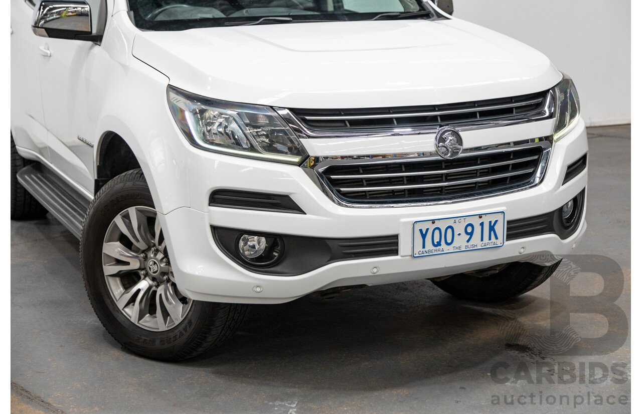 01/2017 Holden Trailblazer LTZ (4x4) RG MY17 4d Wagon Summit White Turbo Diesel 2.8L - 7 Seater