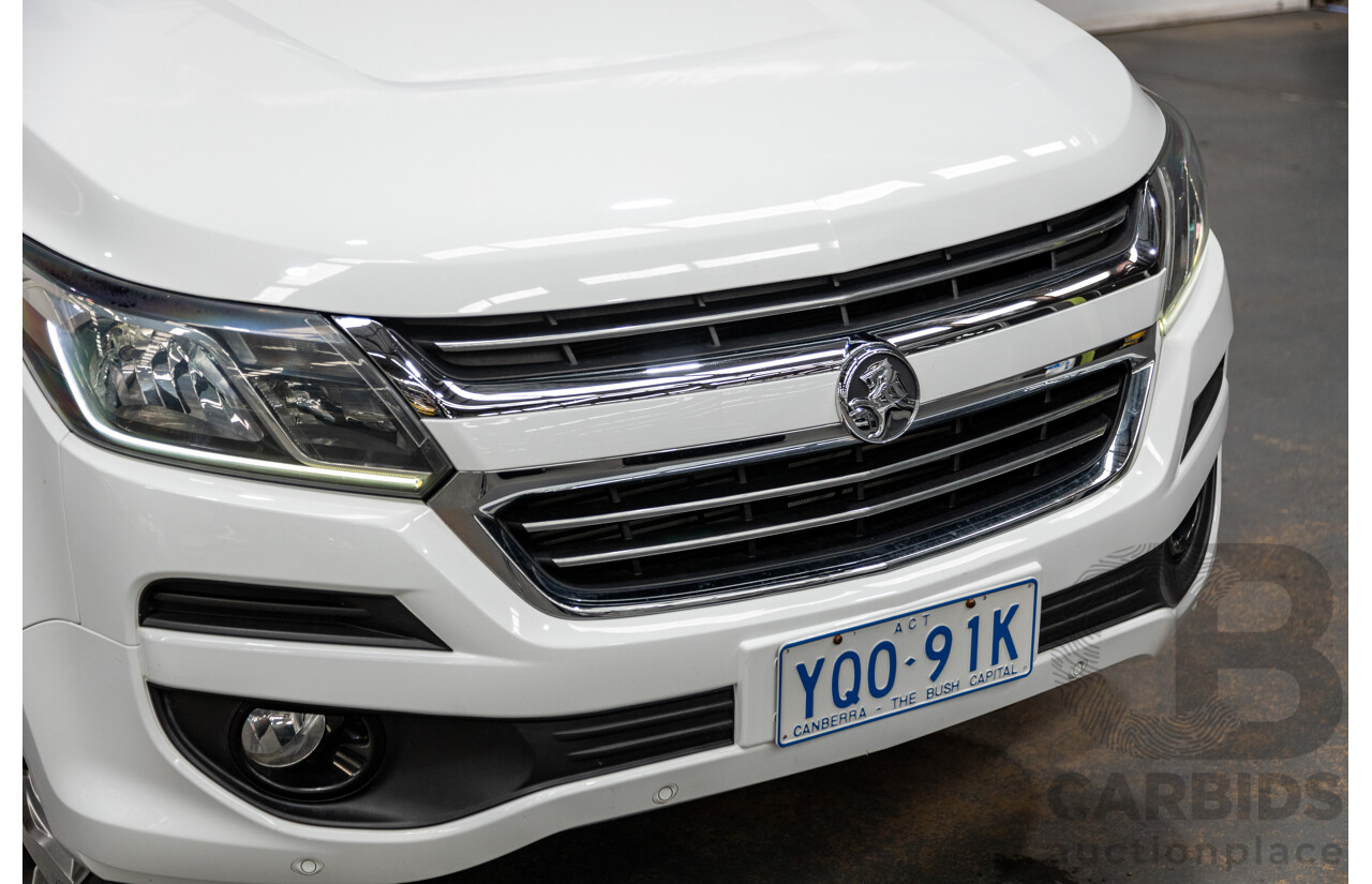 01/2017 Holden Trailblazer LTZ (4x4) RG MY17 4d Wagon Summit White Turbo Diesel 2.8L - 7 Seater