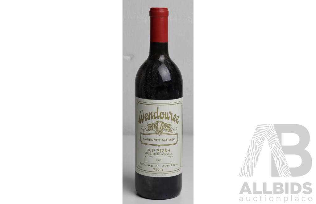 A.P Birks Wendouree Cabernet Malbec Vintage 1991