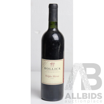 Hollick Coonawarra Reserve Wilgha Shiraz Vintage 1991