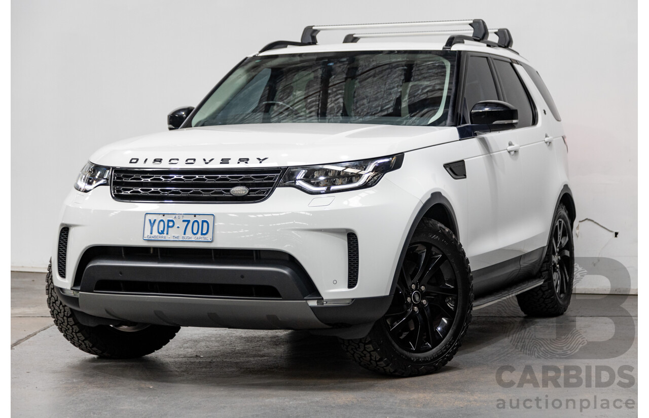 12/2017 Land Rover Discovery SD4 HSE Series 5 (4x4) L462 4d Wagon Fuji White Twin Turbo Diesel 2.0L