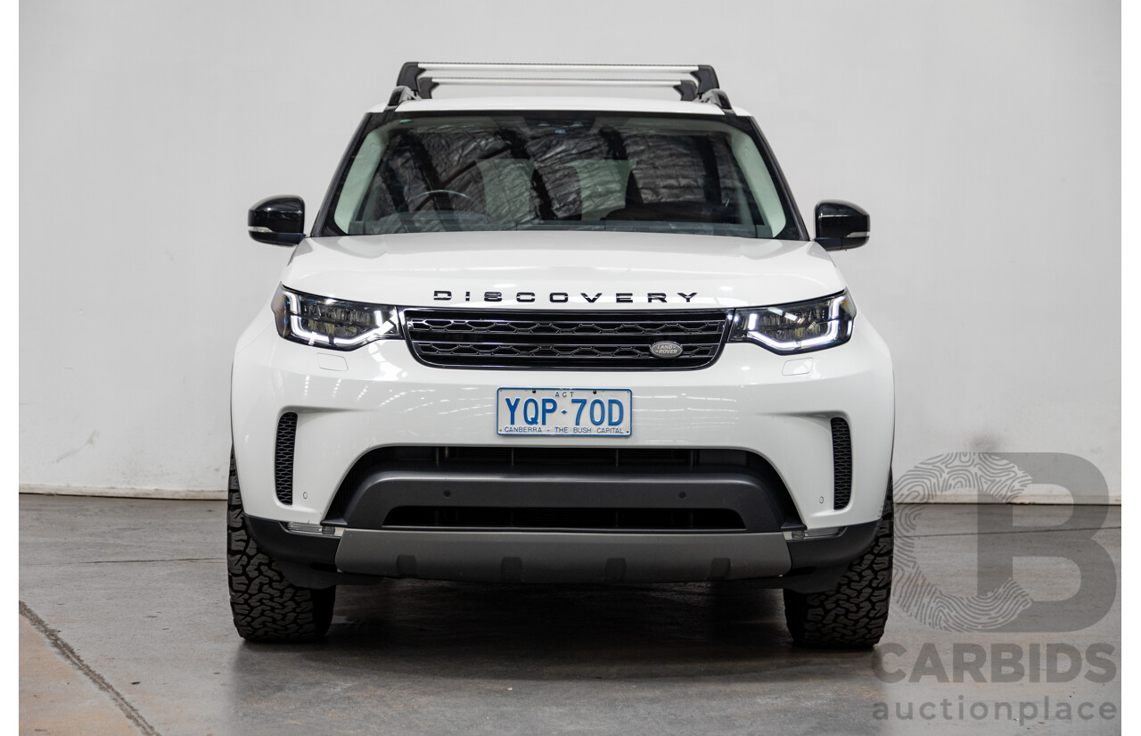 12/2017 Land Rover Discovery SD4 HSE Series 5 (4x4) L462 4d Wagon Fuji White Twin Turbo Diesel 2.0L