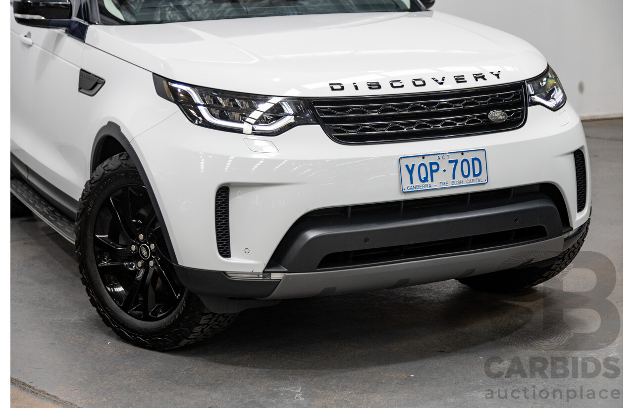 12/2017 Land Rover Discovery SD4 HSE Series 5 (4x4) L462 4d Wagon Fuji White Twin Turbo Diesel 2.0L