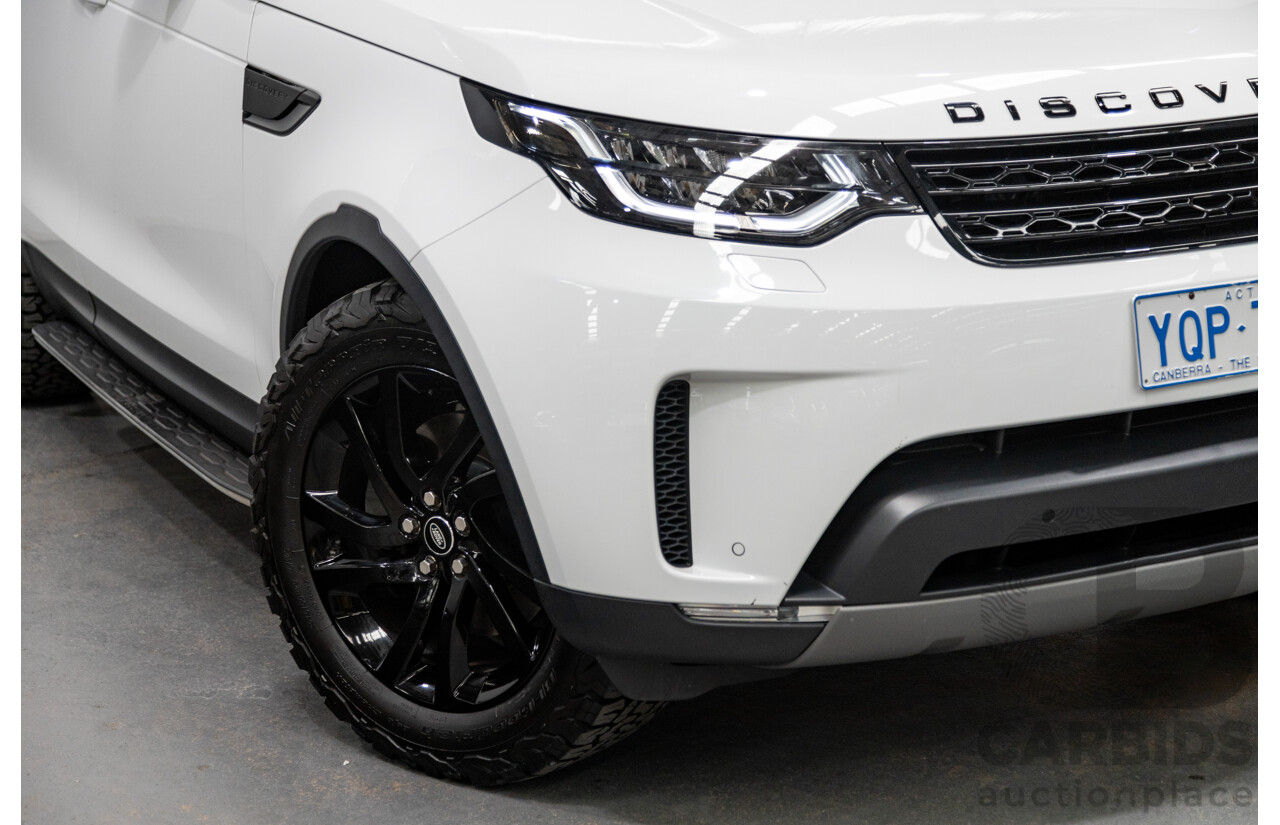 12/2017 Land Rover Discovery SD4 HSE Series 5 (4x4) L462 4d Wagon Fuji White Twin Turbo Diesel 2.0L