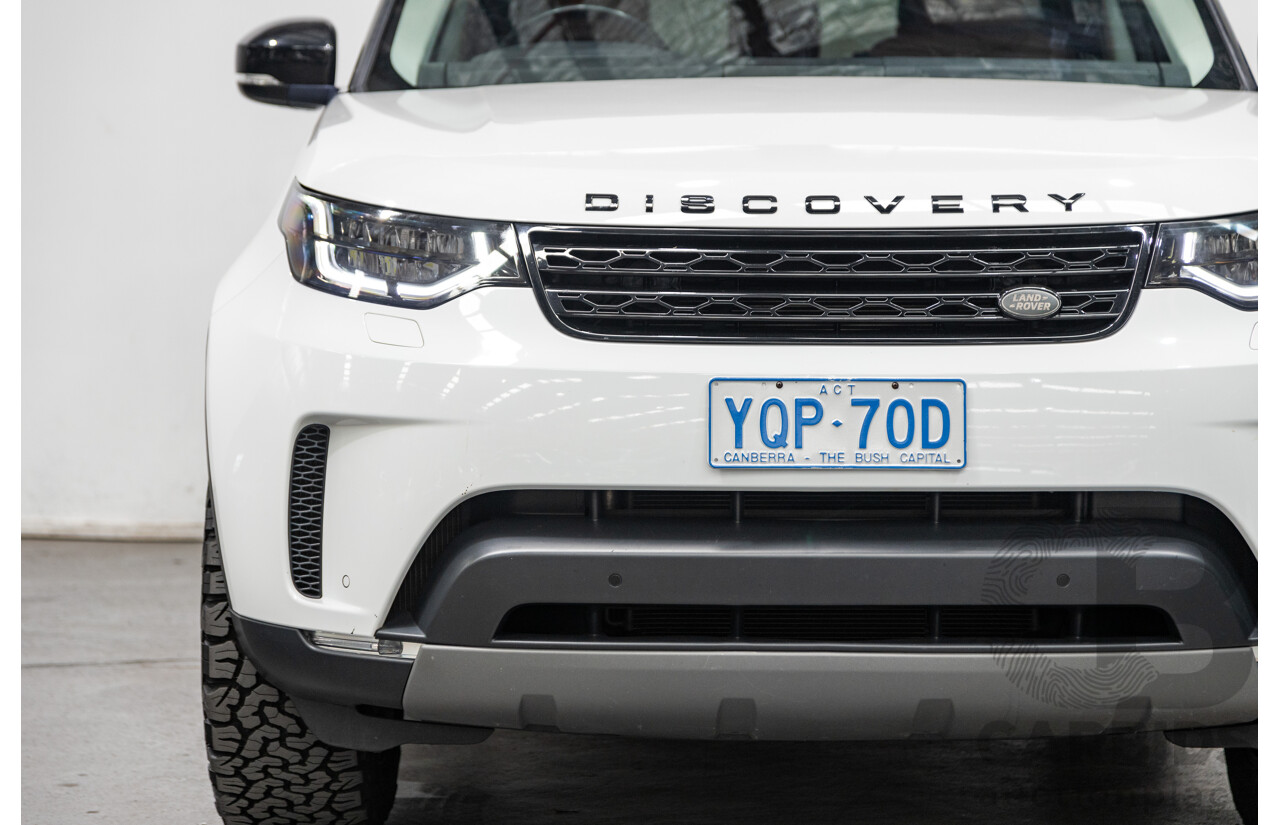 12/2017 Land Rover Discovery SD4 HSE Series 5 (4x4) L462 4d Wagon Fuji White Twin Turbo Diesel 2.0L