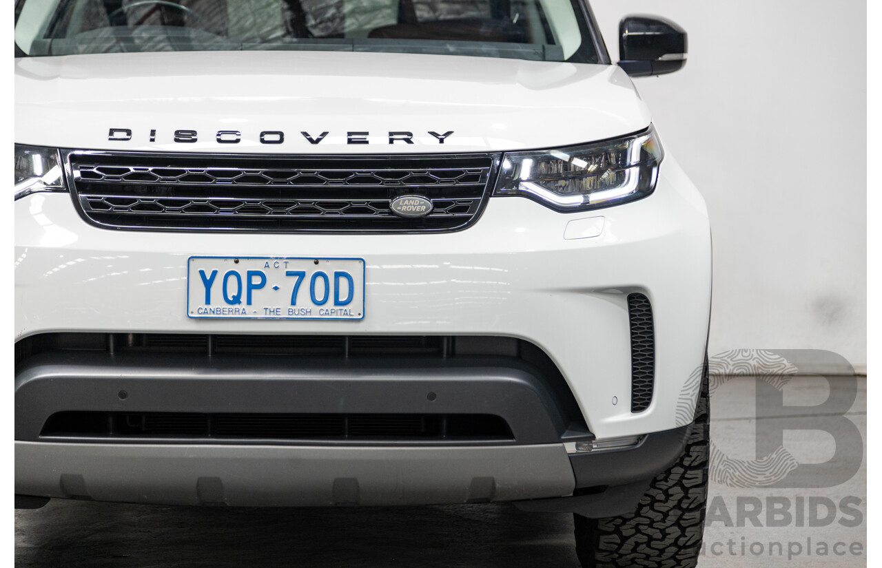 12/2017 Land Rover Discovery SD4 HSE Series 5 (4x4) L462 4d Wagon Fuji White Twin Turbo Diesel 2.0L