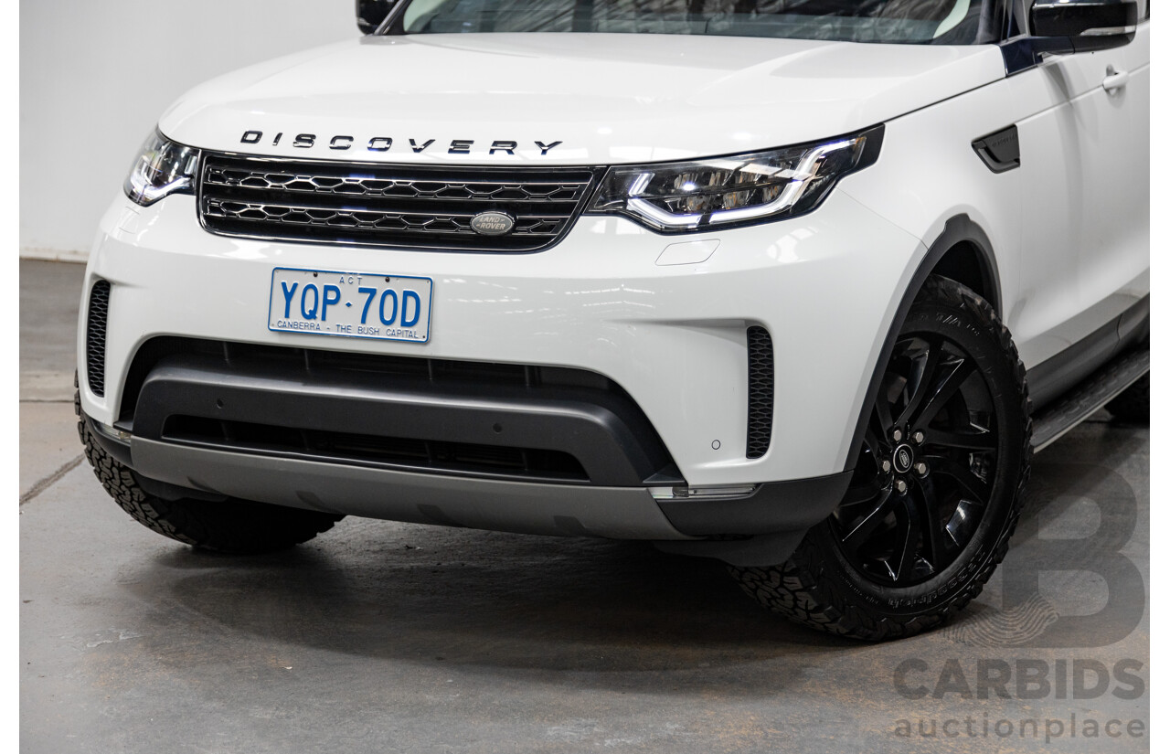 12/2017 Land Rover Discovery SD4 HSE Series 5 (4x4) L462 4d Wagon Fuji White Twin Turbo Diesel 2.0L