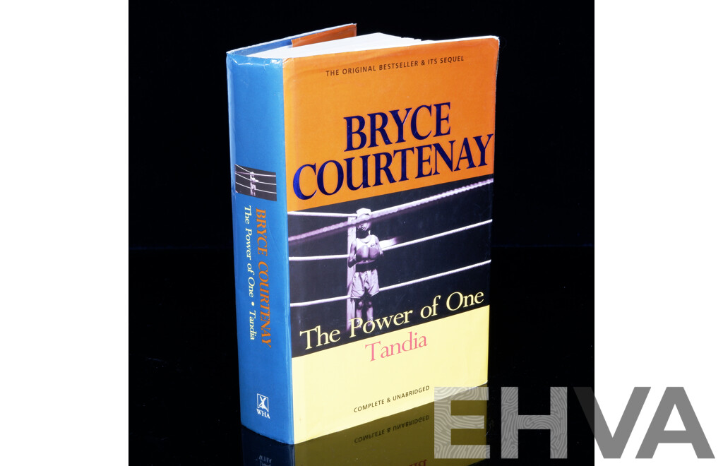 Bryce Courtney, The Power of One, Tandia, Signed by Author, William Heinemann, 1995, Hardcover with Dust Jacket