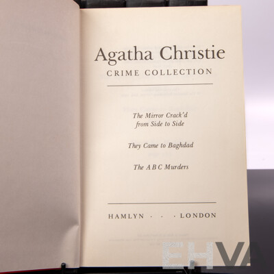 Five Volumes, Agatha Christie Crime Collection, Hamlyn, London, 1970, Hardcovers