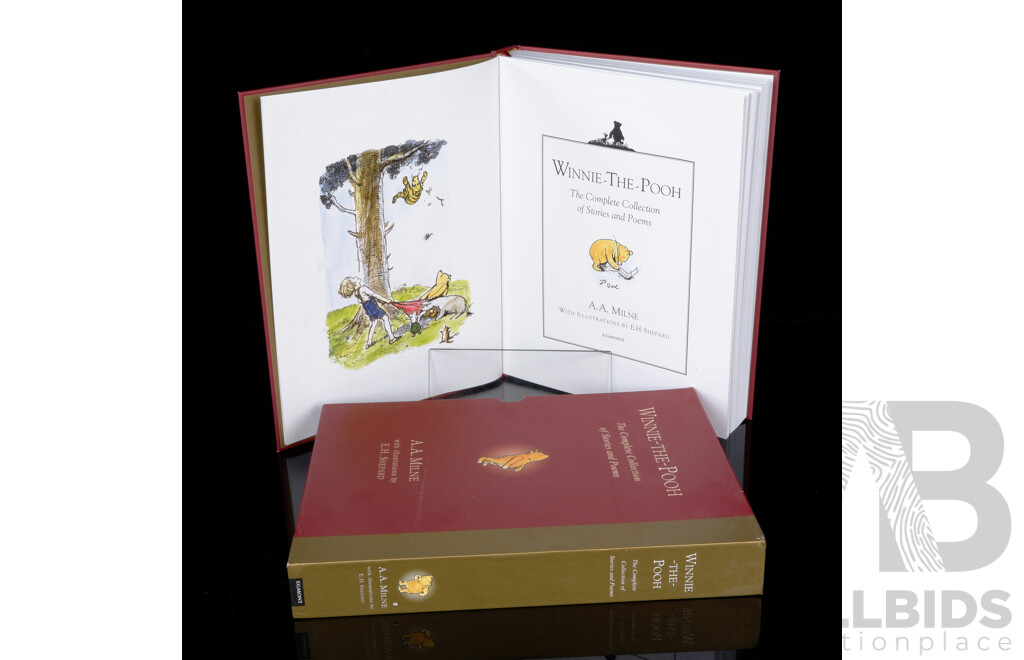 Winnie The Pooh, a a Milne, Egmont, London, 2001, Clothbound Hardcover in Slipcase