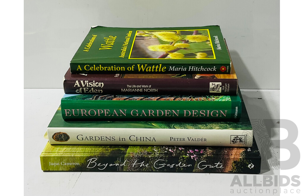 Collection Five Books Relating to Gardening, Australian Plants and More