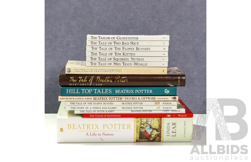 Collection Beatrix Potter Books Including Biography by Linda Lear
