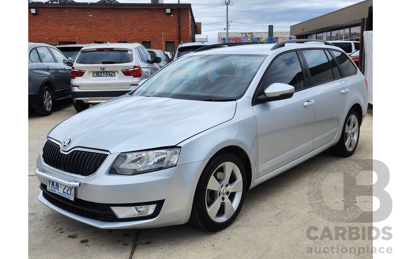 3/2015 Skoda Octavia 103 TSI Ambition NE MY15 4d Wagon Silver Or Chrome 1.4L