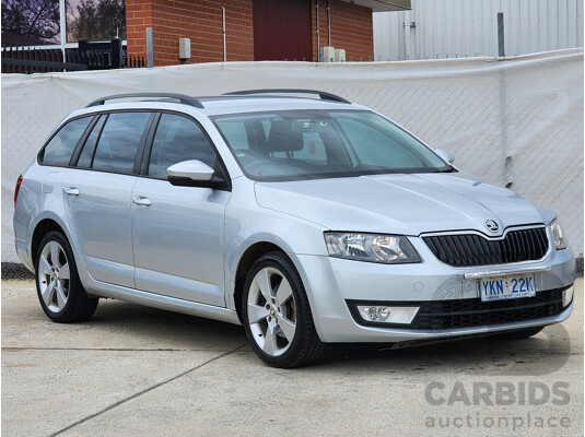 3/2015 Skoda Octavia 103 TSI Ambition NE MY15 4d Wagon Silver Or Chrome 1.4L