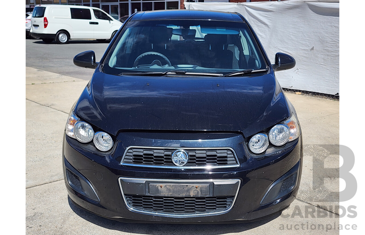 5/2012 Holden Barina  TM 5d Hatchback Black 1.6L