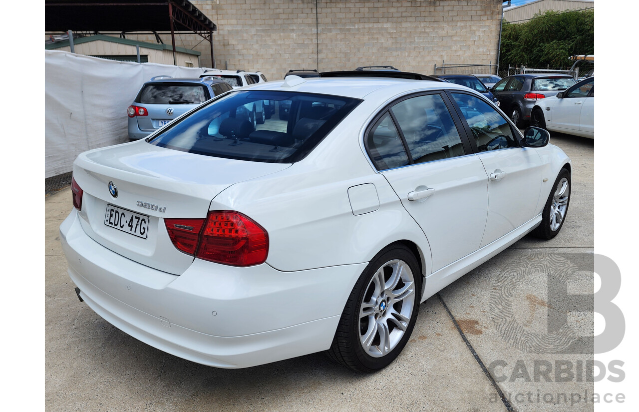 1/2011 Bmw 3 20d Lifestyle E90 MY10 4d Sedan White 2.0L