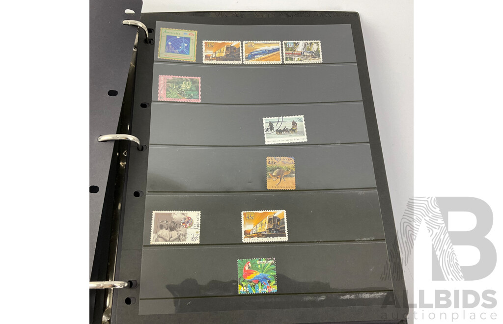 Collection of Australian Cancelled Stamps Including Predecimal, Examples From 1940's to 1990's