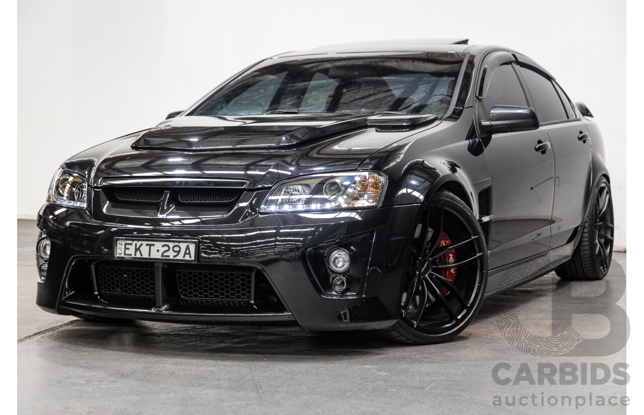 6/2007 Holden HSV GTS VE Series Build Number #1480 4d Sedan Phantom Black V8 6.0L - Harrop Supercharged