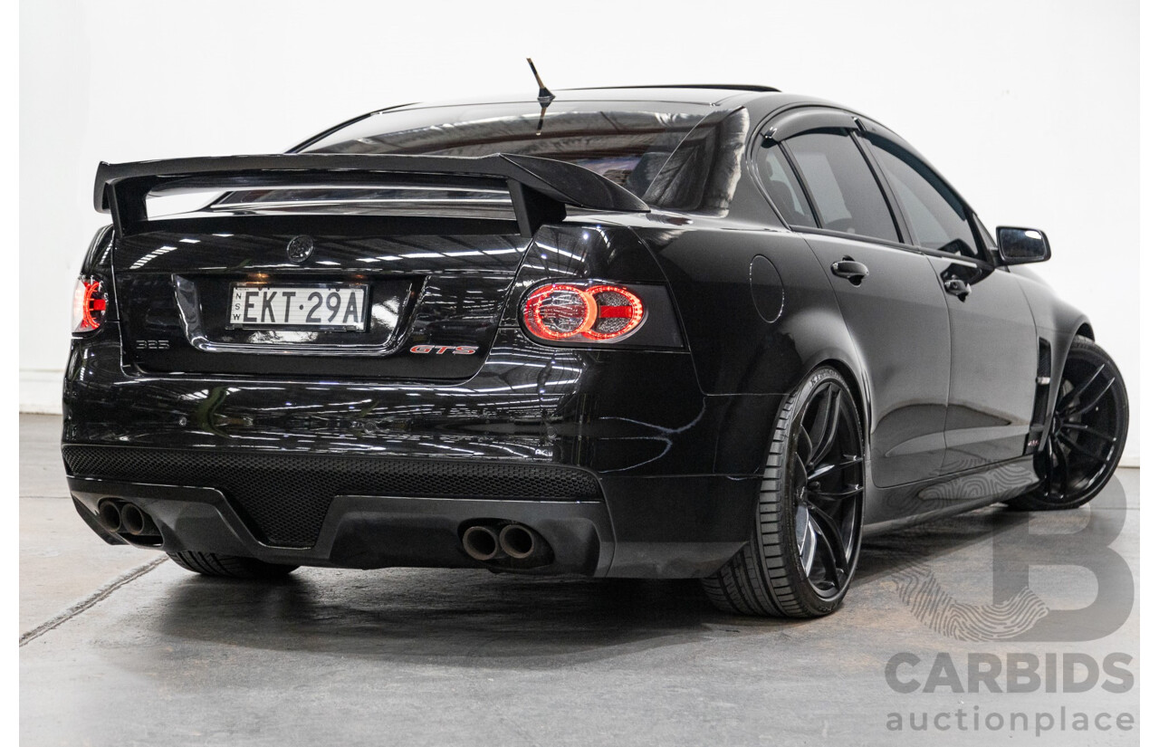 6/2007 Holden HSV GTS VE Series Build Number #1480 4d Sedan Phantom Black V8 6.0L - Harrop Supercharged