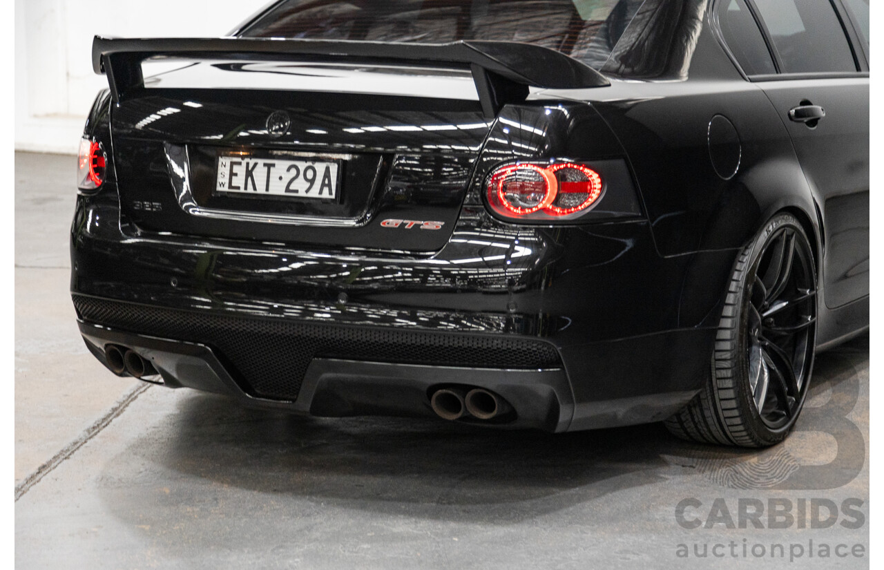 6/2007 Holden HSV GTS VE Series Build Number #1480 4d Sedan Phantom Black V8 6.0L - Harrop Supercharged