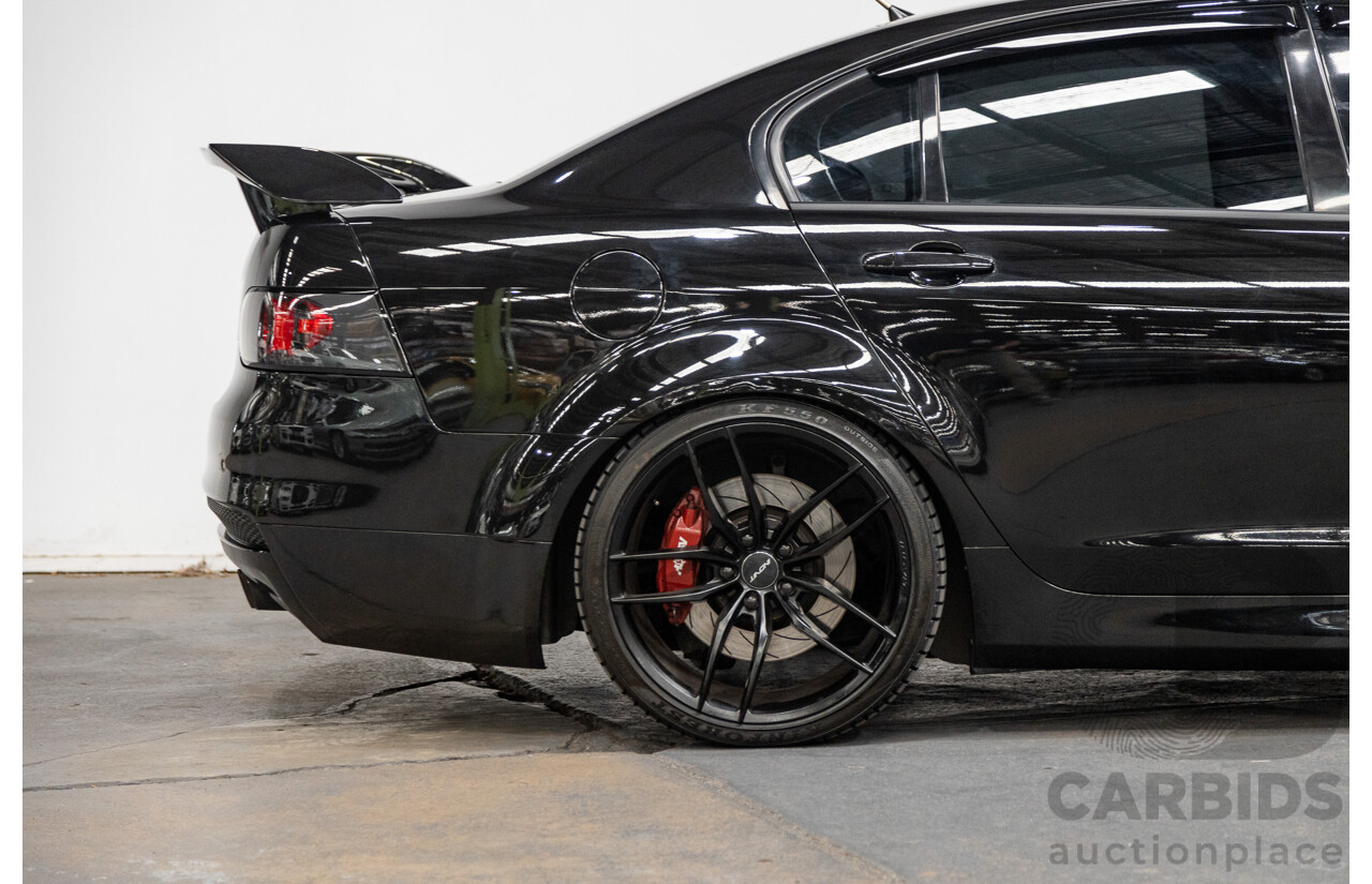 6/2007 Holden HSV GTS VE Series Build Number #1480 4d Sedan Phantom Black V8 6.0L - Harrop Supercharged