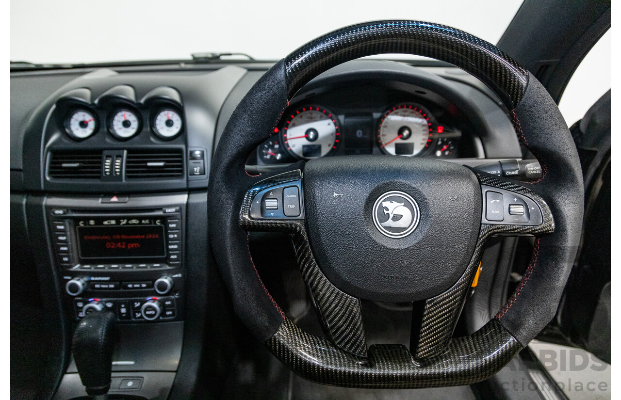 6/2007 Holden HSV GTS VE Series Build Number #1480 4d Sedan Phantom Black V8 6.0L - Harrop Supercharged