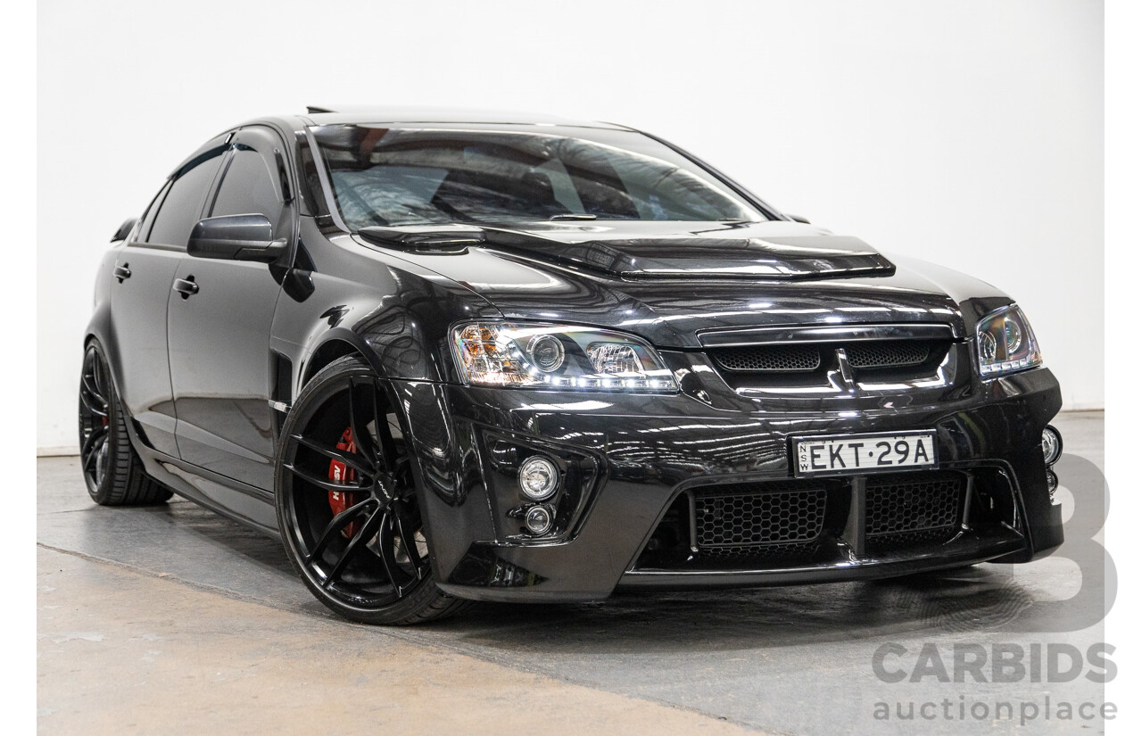 6/2007 Holden HSV GTS VE Series Build Number #1480 4d Sedan Phantom Black V8 6.0L - Harrop Supercharged